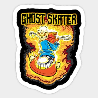 Ghost Skater Sticker